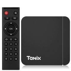 Tanix W2 4K Мультимедиа консоль Smart TV Box 2GB +16GB Android 11 с Bluetooth и Dual Wi-Fi Черный цена и информация | Антенны и принадлежности | 220.lv