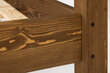 Gulta MSL Wooden Furniture, 100x200 cm, brūns cena un informācija | Gultas | 220.lv