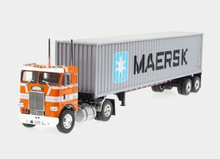 Kolekcionējams modelis Freightliner Coe 1976 Maersk Altaya-Ixo, oranžs cena un informācija | Kolekcionējamie modeļi | 220.lv