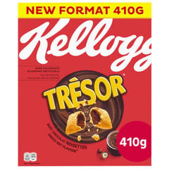 Brokastu pārslas Kelloggs Tresor Choco Nut, 410 g cena un informācija | Brokastu pārslas | 220.lv