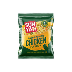 Ātri pagatavojamās nūdeles Sun Yan Chicken, 60 g cena un informācija | Makaroni | 220.lv