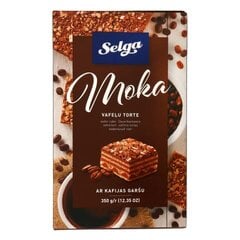 Vafeļu torte Selga Mocha, 350 g cena un informācija | Saldumi | 220.lv