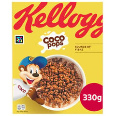 Brokastu pārslas Kelloggs Coco Pops, 330 g cena un informācija | Brokastu pārslas | 220.lv