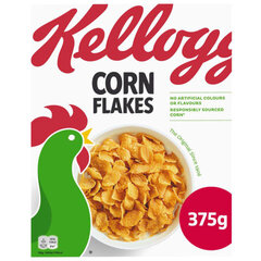 Brokastu pārslas Kelloggs Corn Flakes, 375 g cena un informācija | Brokastu pārslas | 220.lv