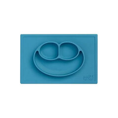 Silikona lipīga šķīvis Happy Mat Ezpz, zils цена и информация | Детская посуда, контейнеры для молока и еды | 220.lv