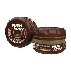 Balzams bārdas un ūsu veidošanai vīriešiem Nishman Beard & Moustache Styling Balm, 100 ml cena un informācija | Skūšanās piederumi, kosmētika | 220.lv