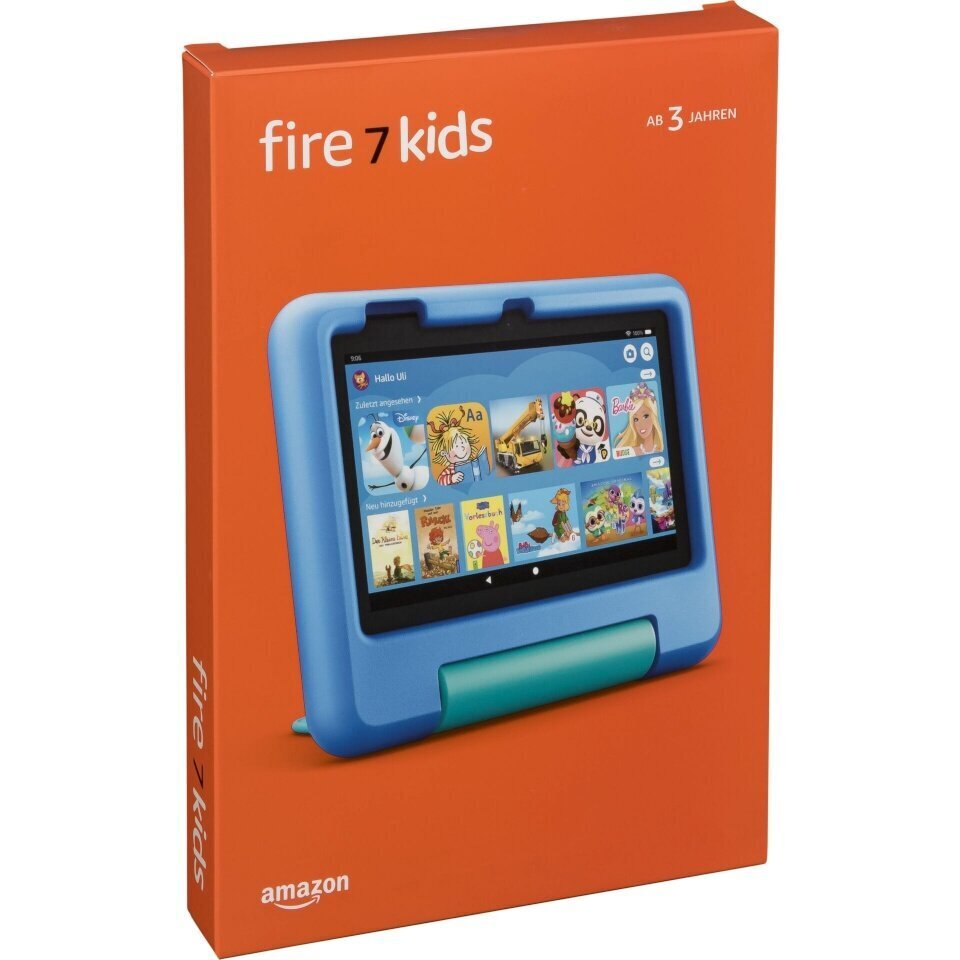 Amazon Fire 7 Kids 16GB Blue (B099HKDDVD) цена и информация | Planšetdatori | 220.lv