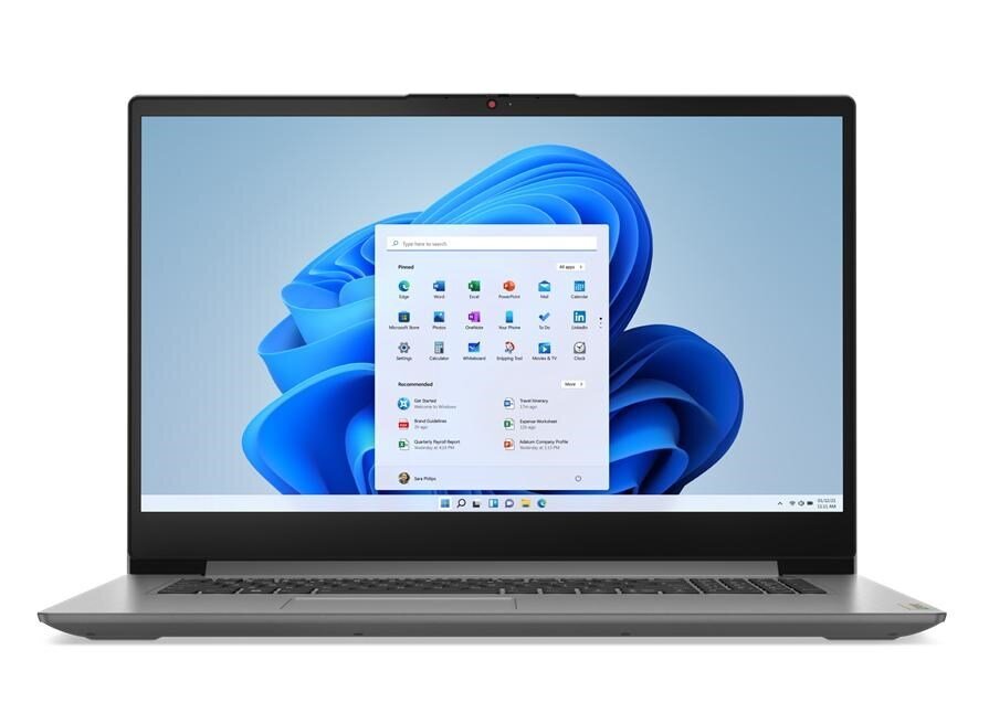 Lenovo IdeaPad 3 17.3" i3-1215U 8 GB DDR4-SDRAM 512 GB SSD Wi-Fi 6 cena un informācija | Portatīvie datori | 220.lv