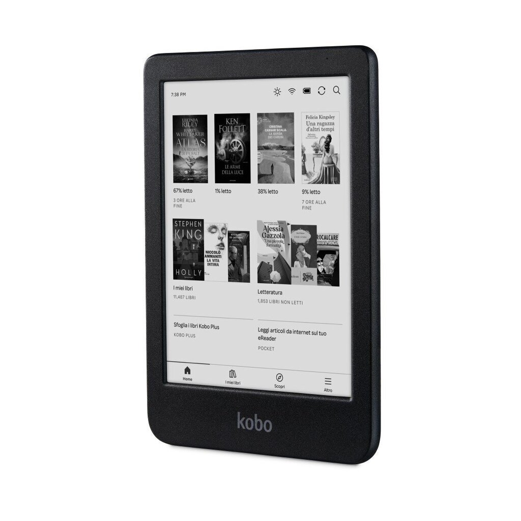 Rakuten Kobo Clara BW Black (N365-KU-BK-K-EP) цена и информация | E-grāmatu lasītāji | 220.lv