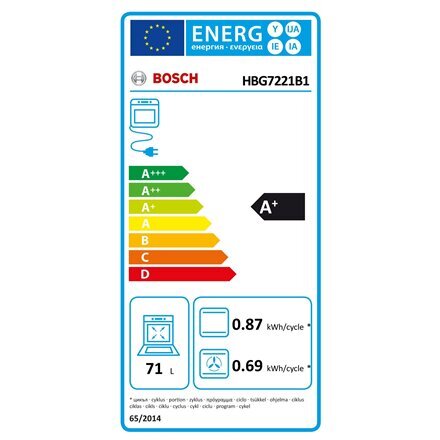 Bosch HBG7221B1 cena un informācija | Cepeškrāsnis | 220.lv