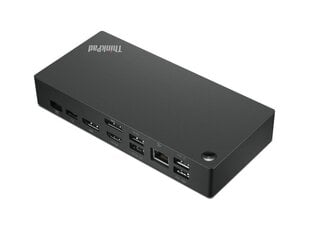 Универсальная док-станция Lenovo ThinkPad USB-C USB-C HDMI 2 х DP GigE 90 Вт цена и информация | Адаптеры и USB разветвители | 220.lv