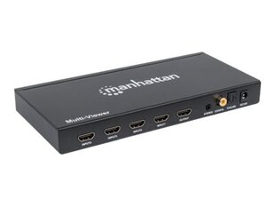MH 1080p 4-Port HDMI Multiviewer Switch цена и информация | Адаптеры и USB разветвители | 220.lv