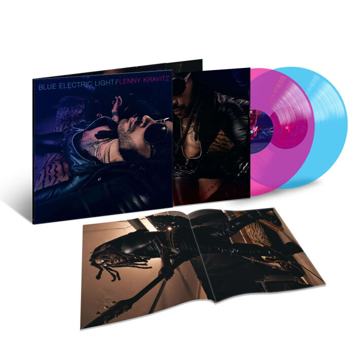 Vinila plate LP Lenny Kravitz - Blue Electric Light, Pink/Blue Vinyl, 180g цена и информация | Vinila plates, CD, DVD | 220.lv