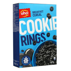 Brokastu pārslas Oho Cookie Rings, 425 g cena un informācija | Brokastu pārslas | 220.lv