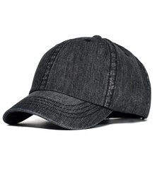 Cepure ar nagu YR82, melna cena un informācija | Vīriešu cepures, šalles, cimdi | 220.lv