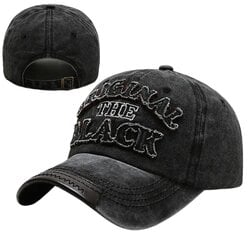 Cepure ar nagu YR6, melna cena un informācija | Vīriešu cepures, šalles, cimdi | 220.lv