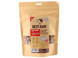 Best Barf auksti kaltētas staltbriežu sirdis, 100 g cena un informācija | Gardumi suņiem | 220.lv