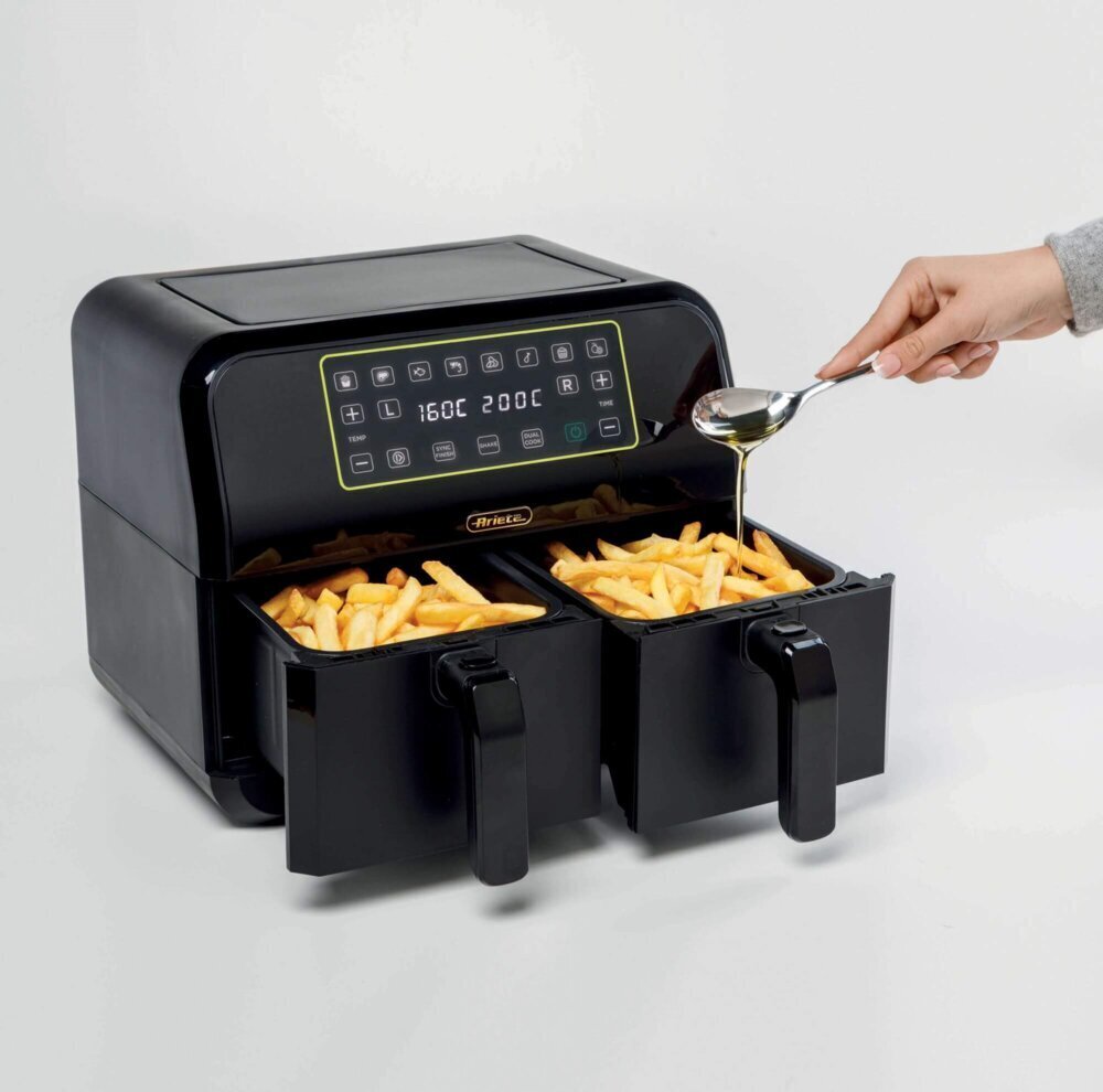 4623 Ariete Airy Fryer Dual cena un informācija | Taukvāres katli, aerogrili | 220.lv