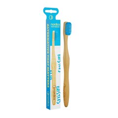 Zobu birste Nordics Bamboo Toothbrush, 1.gab. cena un informācija | Zobu pastas, birstes | 220.lv