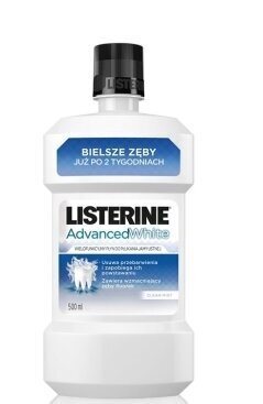 Mutes skalojamais līdzeklis Listerine, 500 ml цена и информация | Zobu pastas, birstes | 220.lv