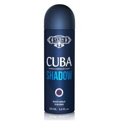 Dezodorants Sprejs Cuba Men's Shadow vīriešiem, 200 ml cena un informācija | Dezodoranti | 220.lv