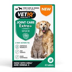 Добавка Vetiq Joint Care для пожилых питомцев в таблетках, 45 шт. цена и информация | Витамины, пищевые добавки, анти-паразит продукты для собак | 220.lv