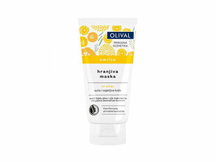 Barojoša sejas maska Olival Immortelle Nourishing Face Mask, 75 ml cena un informācija | Sejas maskas, acu maskas | 220.lv