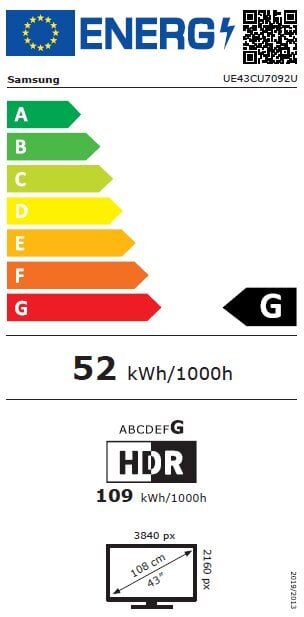 Samsung UE43CU7092UXXH cena un informācija | Televizori | 220.lv