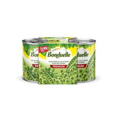 Konservēti zaļie zirnīši Bonduelle, 2x130 g cena un informācija | Konservēti produkti | 220.lv