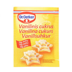 Vaniļas cukurs Dr. Oetker, 16 g cena un informācija | Pārtikas piedevas | 220.lv