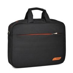 Сумка для ноутбука Addison 300715 39,6 см (15,6") Портфель Черный цена и информация | Рюкзаки, сумки, чехлы для компьютеров | 220.lv