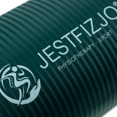JestFizjo Коврик для йоги Коврик для гимнастики 178x61 см (толщина 1 см) Коврик для фитнеса Физиотерапия, Зеленый цена и информация | Коврики для йоги, фитнеса | 220.lv