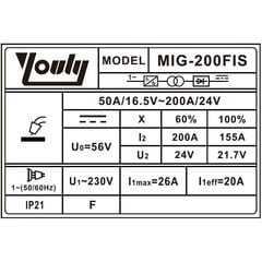 Инверторный сварочный полуавтомат Youli (IGBT), MIG/MAG цена и информация | Сварочные аппараты, паяльники | 220.lv