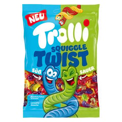 Želejas konfektes Trolli Squiggle Twist, 175 g cena un informācija | Saldumi | 220.lv