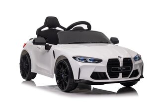 Детский электромобиль BMW M4, белый цена и информация | Электромобили для детей | 220.lv