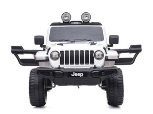 Elektromobīlis bērniem Jeep Wrangler Rubicon, balts cena un informācija | Bērnu elektroauto | 220.lv