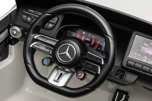 Электромобиль для детей Mercedes-Benz SL63 с музыкальным модулем, белый цена и информация | Электромобили для детей | 220.lv