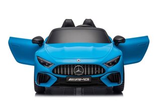 Электромобиль для детей Mercedes-Benz SL63 с музыкальным модулем, синий цена и информация | Электромобили для детей | 220.lv