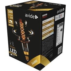 Avide LED spuldze Vintage 8W E27 210mm Aptumšojama cena un informācija | Spuldzes | 220.lv