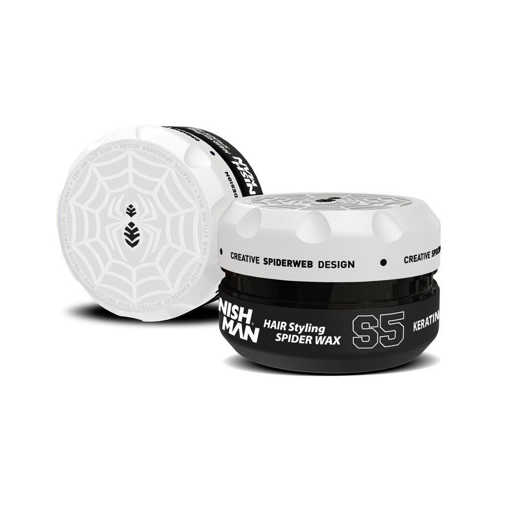 Matu veidošanas vasks Nishman Hair Styling Spider Wax S5 vīriešiem, 150 ml cena un informācija | Matu veidošanas līdzekļi | 220.lv