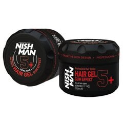 Matu veidošanas želeja Nishman Ultra Hold Hair Styling Gum Effect, 300 ml cena un informācija | Matu veidošanas līdzekļi | 220.lv