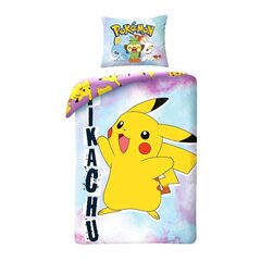 Комплект постельного белья Pokemon 140×200cm, 2 части цена и информация | Детское постельное бельё | 220.lv