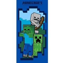 Bērnu dvielis Minecraft 30x50cm cena un informācija | Dvieļi | 220.lv
