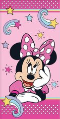 Bērnu dvielis Minnie Mouse 30x50cm cena un informācija | Dvieļi | 220.lv