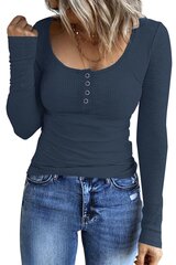 Блузка женская Auselily, синяя цена и информация | Женские блузки, рубашки | 220.lv