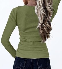 Блузка женская Auselily, зеленая цена и информация | Женские блузки, рубашки | 220.lv