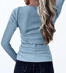 Блузка женская Auselily, синяя цена и информация | Женские блузки, рубашки | 220.lv