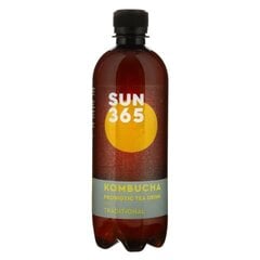 Bezalkoholisks tējas dzēriens Sun365 Kombucha, 0,5 l cena un informācija | Atsvaidzinoši dzērieni | 220.lv