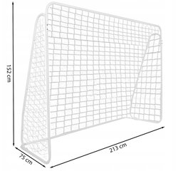 Futbola vārti Springos, 213x152x75 cm cena un informācija | Futbola vārti un tīkls | 220.lv