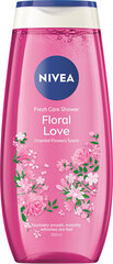 Dušas želeja Nivea Floral Love, 250 ml cena un informācija | Dušas želejas, eļļas | 220.lv